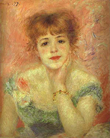 Renoir, l'actrice Jeanne Samary acceuil